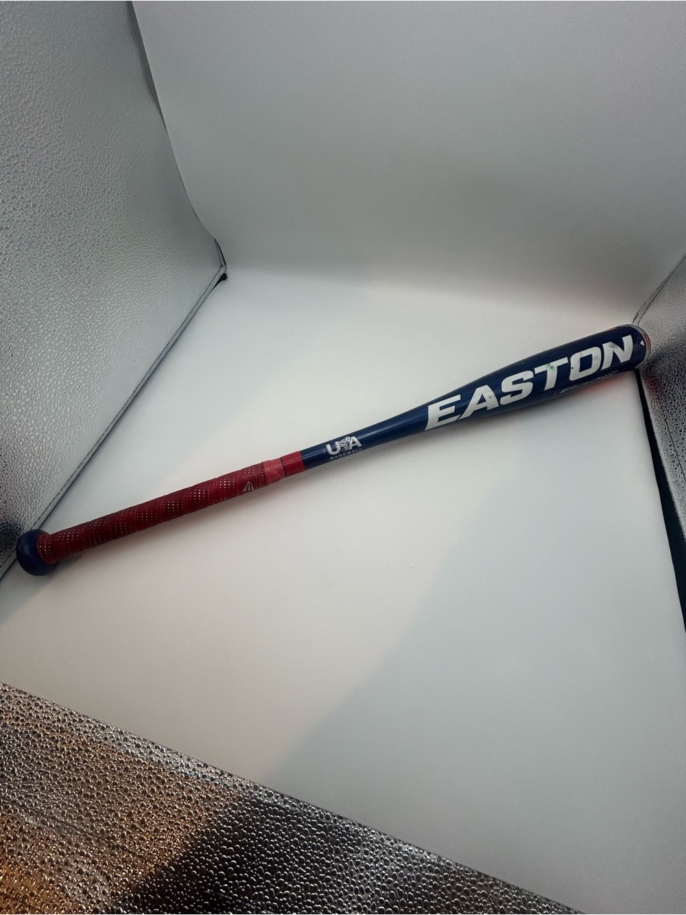 Easton 27” -10 Drop Weight Navy and Red Baseball Bat - Youth